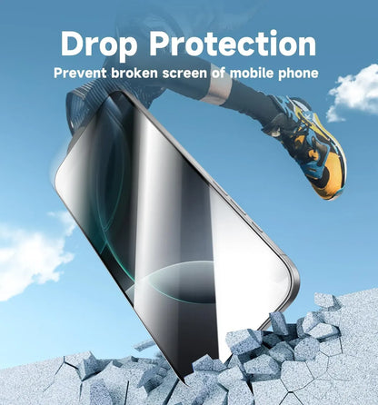 Auto Aligned Screen Protector For iPhone Drop Protection