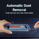 Auto Aligned Screen Protector For iPhone Dust Removal