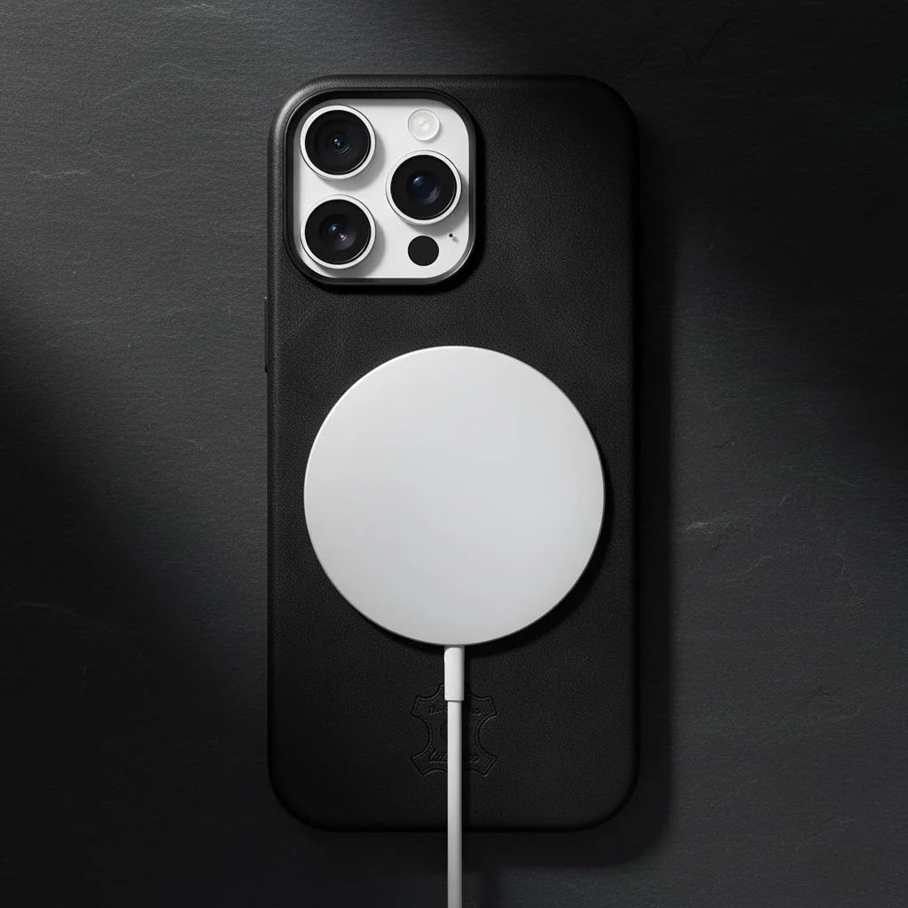 iPhone 16 pro Leather Case with magsafe