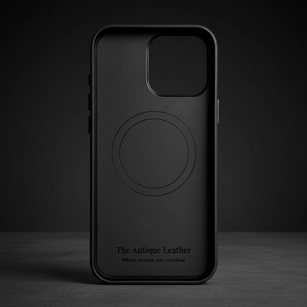 iPhone 16 pro Leather Case fabric lining
