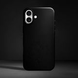 iPhone 16 Plus leather case balck color