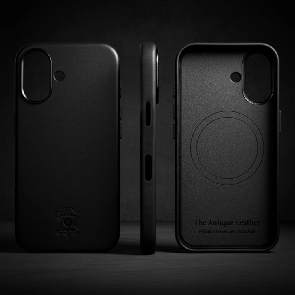 Premium iPhone 16 Leather Case all View