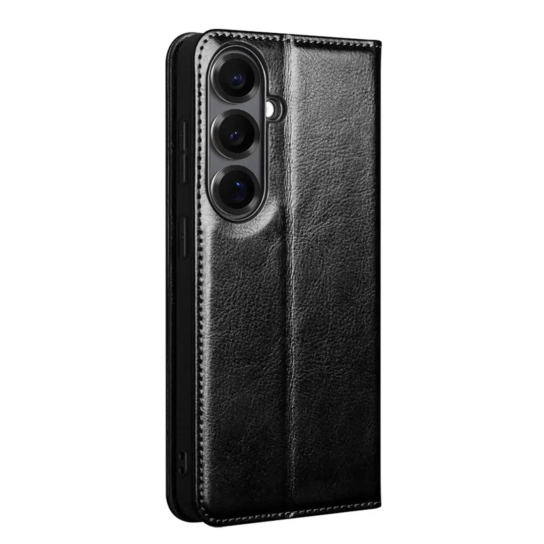 Samsung Galaxy S26 Plus Genuine Leather Wallet Case 3