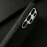 galaxy s26 ultra pebble leather case black color 5