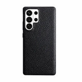 Samsung Galaxy S26 Ultra Full-Grain Premium Genuine Leather Case (Black) + MagSafe