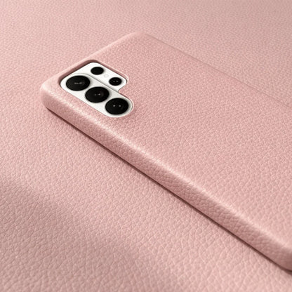 galaxy s26 ultra pebble leather case Pink color 1