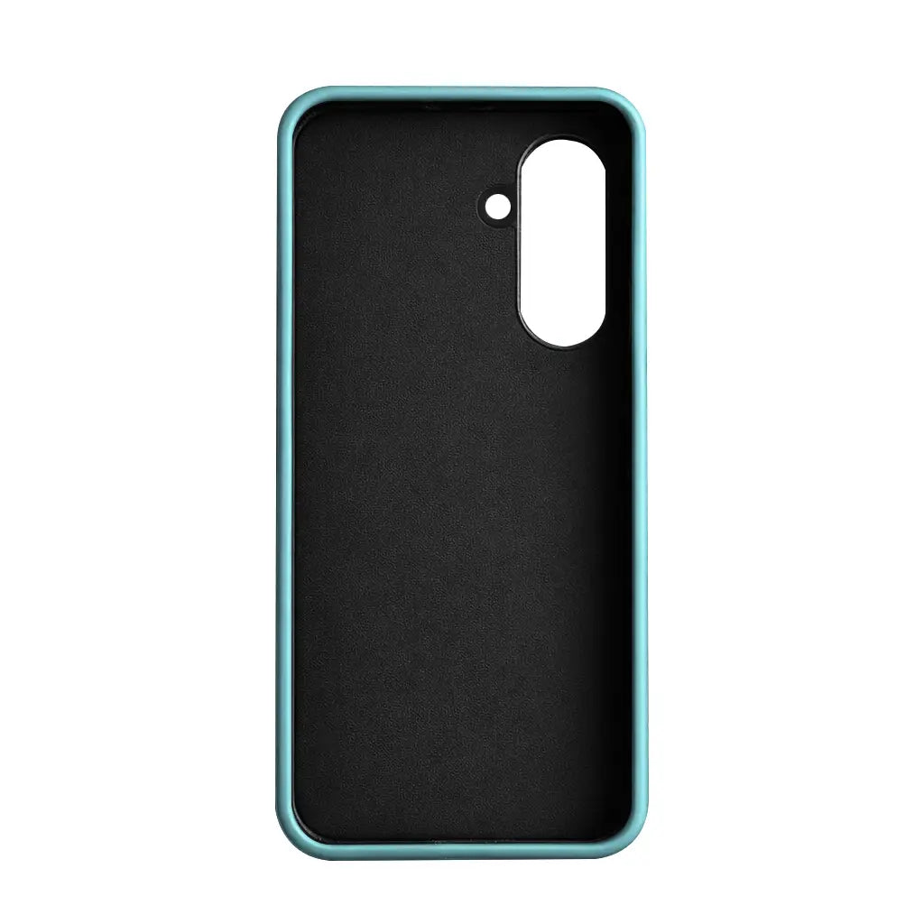 Samsung Galaxy S26 Plus Full-Grain Premium Genuine Leather Case (Blue) + MagSafe fabric laing