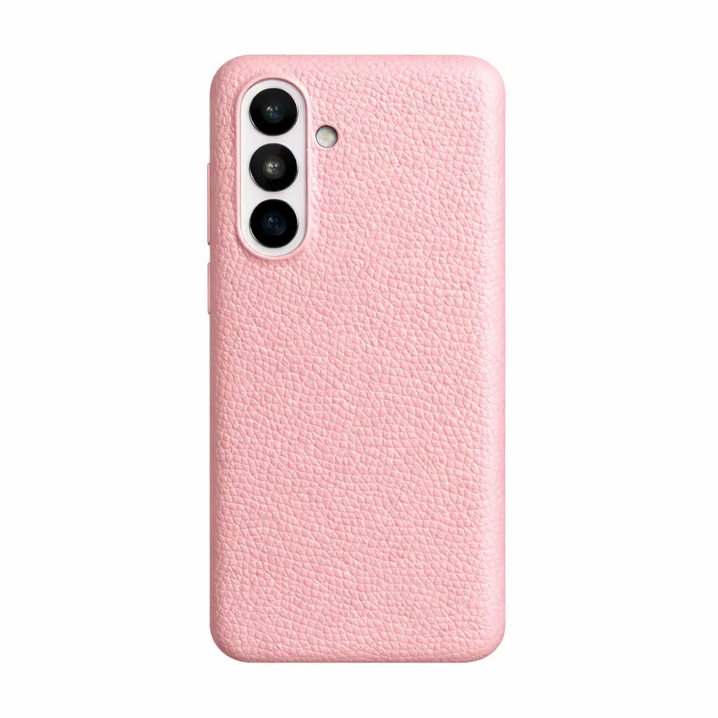 Samsung Galaxy S26 Full-Grain Premium Genuine Leather Case (Pink) + MagSafe