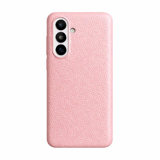 Samsung Galaxy S26 Full-Grain Premium Genuine Leather Case (Pink) + MagSafe